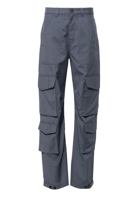 State blue virgin-wool cargo pants Golden Goose - women